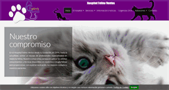 Desktop Screenshot of clinicafelinaventas.com